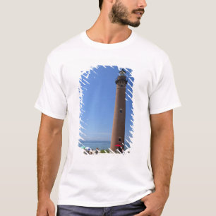 Camiseta La luz de Little Sable Point en el lago Michigan