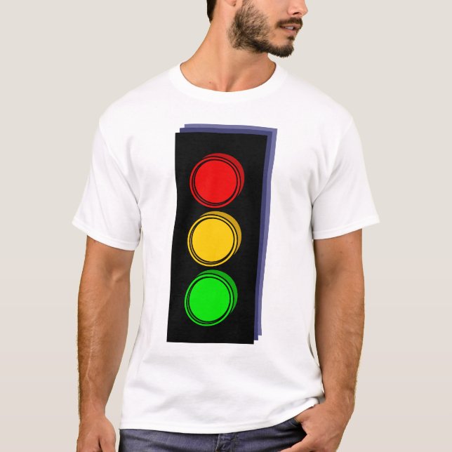 Camiseta La luz de parada sacó (Anverso)