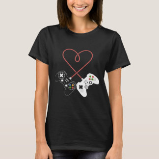 Camiseta La luz del el día de San Valentín Gamer: Inspirado