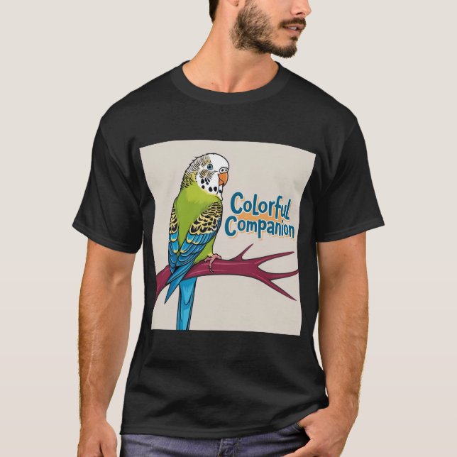 Camiseta La luz del infierno de Budgie Lover: el compañero  (Anverso)