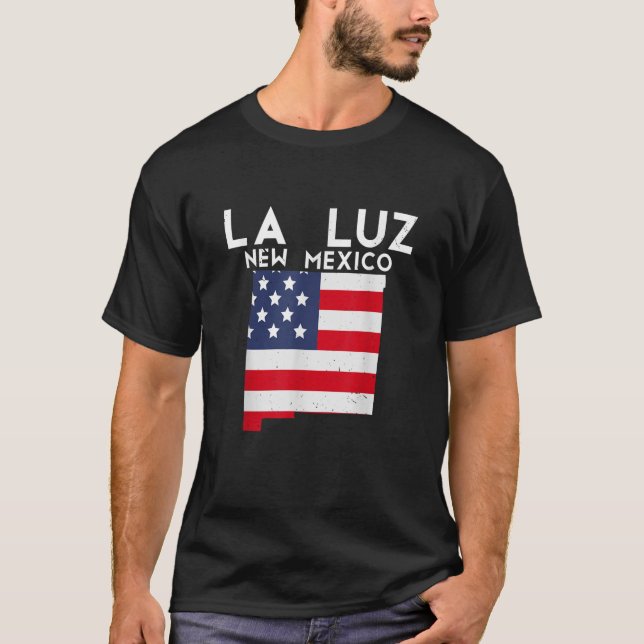 Camiseta LA LUZ EE.UU. EE.UU. viajar nuevo mexicano nuevo y (Anverso)