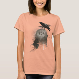 Camiseta La luz T de las mujeres de la piedra sepulcral del