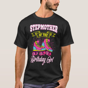 Camiseta La Madera Del Día Del Cumpleaños Chica Roller Skat