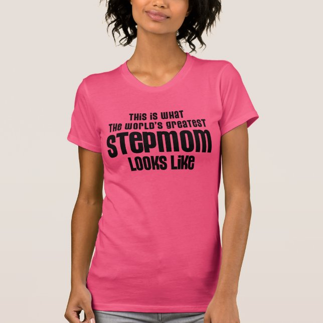Camiseta la madrastra más grande del mundo parece (Anverso)