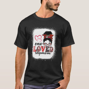Camiseta La madre africana negra, querida, Messy Bun Valent