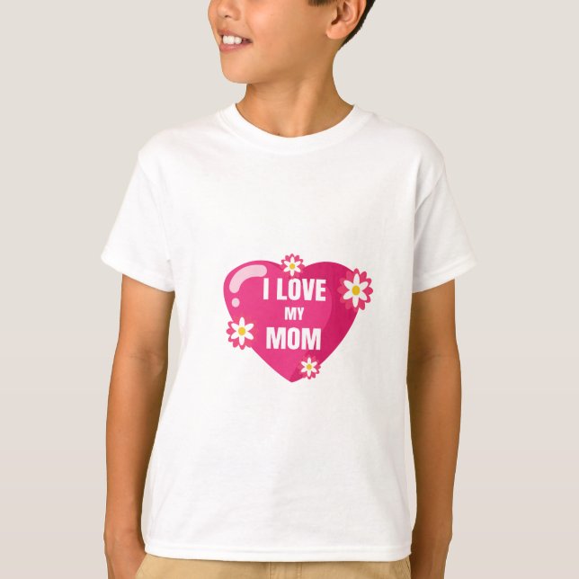 Camiseta la madre ama el hueso, la madre, el amor, la madre (Anverso)