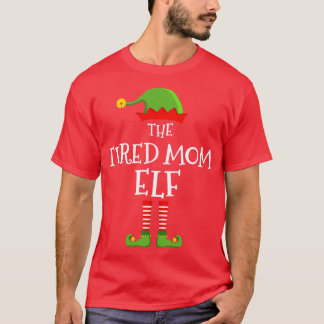 Camiseta La madre cansada navidades graciosos que hacen jue