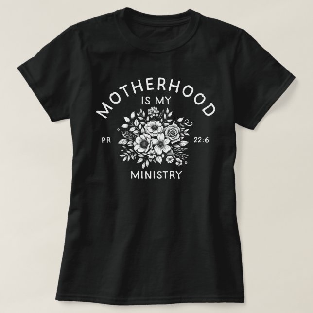 Camiseta La madre cristiana de la escuela primaria es mi mi (Diseño del anverso)