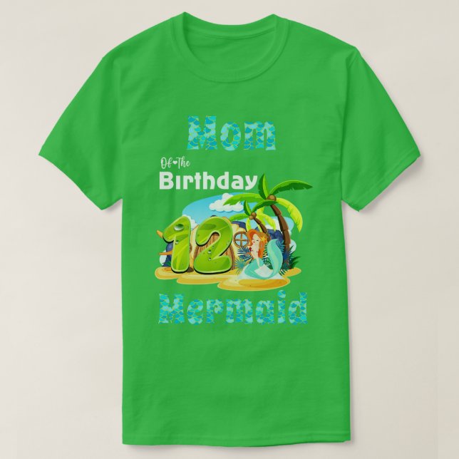 Camiseta La Madre Cuta Del Duodécimo Cumpleaños (Diseño del anverso)