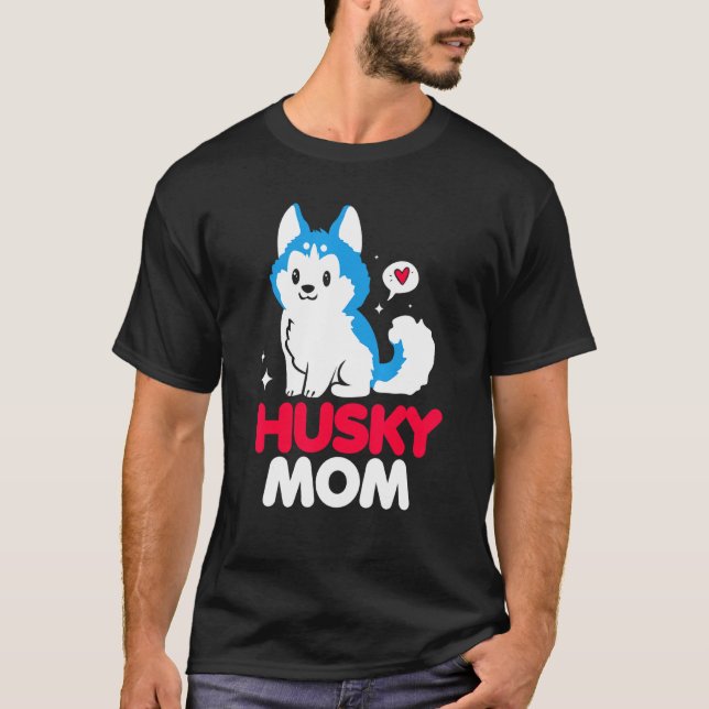Camiseta La madre de Alaskan Husky (Anverso)