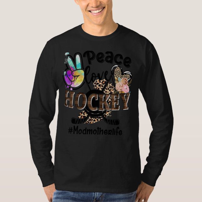 Camiseta La madre de la madre de la abuela Leopa, hockey so (Anverso)