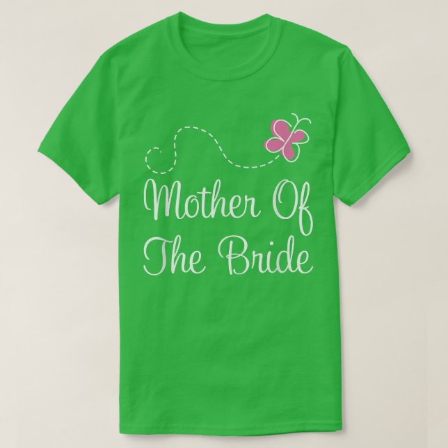 Camiseta La Madre De La Novia Boda El Regalo De La Fiesta D (Diseño del anverso)