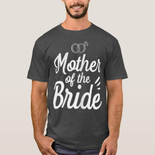 Camiseta La madre de la novia graciosa la boda nupcial de j