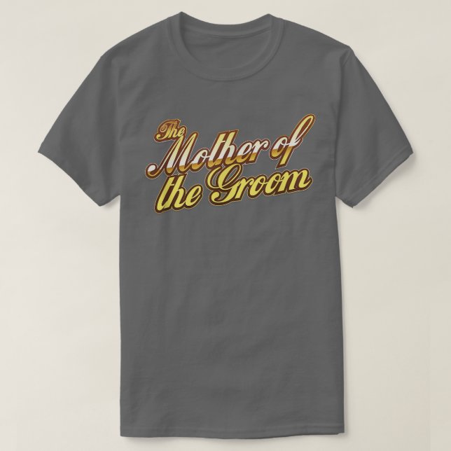 Camiseta La madre de los regalos de la fiesta de la boda de (Diseño del anverso)