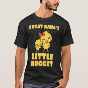 Camiseta La madre de Nana grande ama de pollitos nugget