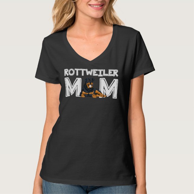 Camiseta La madre de Rottweiler, el día de la madre (Anverso)