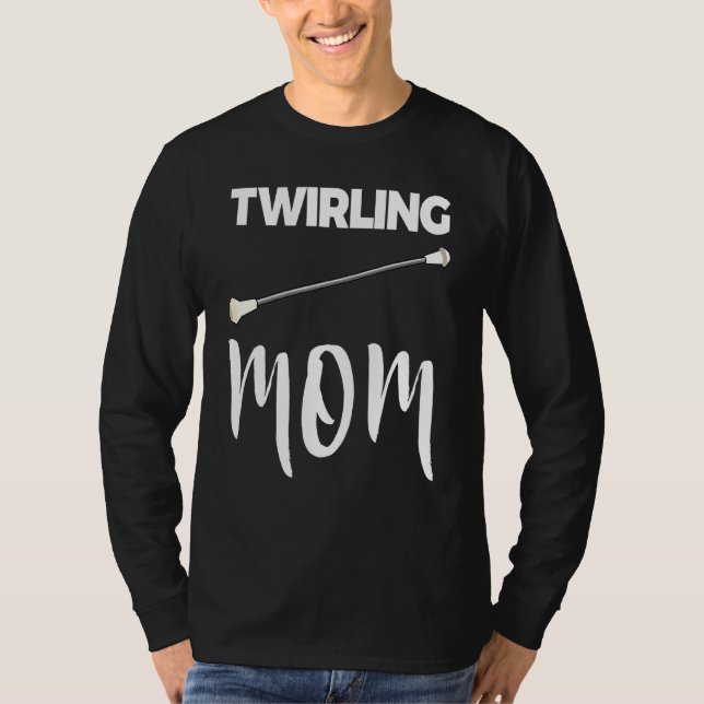 Camiseta La madre de Twirling Baton Twirling Tee Women Love (Anverso)