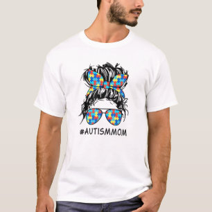 Camiseta La madre del autismo orgulloso tiene conciencia au