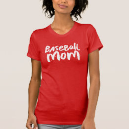 Camiseta La madre del béisbol es un elegante y moderno text