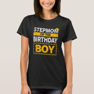 Camiseta La madre del niño de cumpleaños Construcción Mamáe