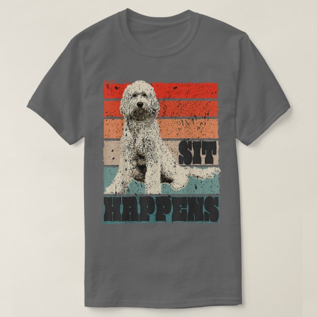 Camiseta La madre del perro Goldendoodle y Labradoodle dice (Diseño del anverso)