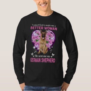 Camiseta La madre del perro pastor alemán, feliz día de la 