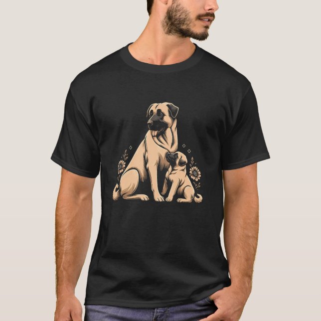 Camiseta La madre del perro pastor anatoliano, divertida gr (Anverso)