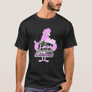 Camiseta La Madre Del Pollo Ama Al Marido Y Al Ganadero De 