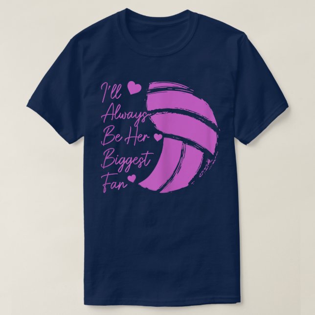 Camiseta La madre del voleibol femenino es su mayor fanátic (Diseño del anverso)