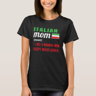 Camiseta La madre italiana Mano Gesture Italiana Coloca Mam