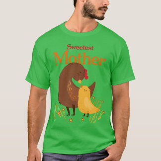 Camiseta La madre más dulce de la familia Hen y Chick