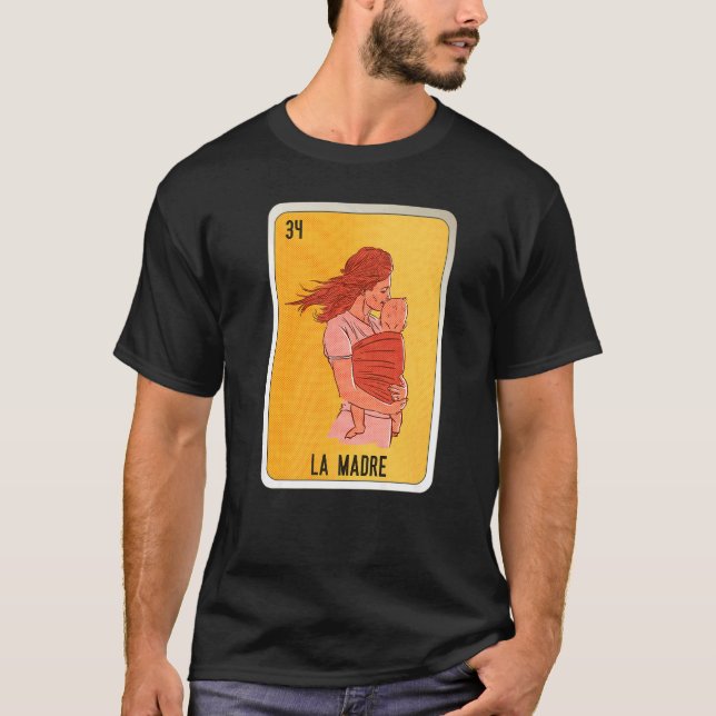 Camiseta La Madre Mexican Slang Lottery Bingo Cards (Anverso)