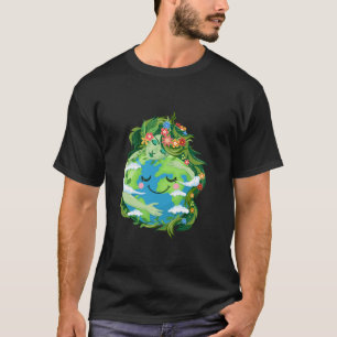 Camiseta La Madre Verde Gaia Salva Nuestro Día Mundial de l