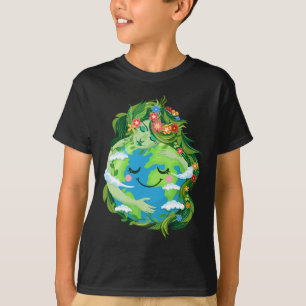 Camiseta La Madre Verde Gaia Salva Nuestro Día Mundial de l