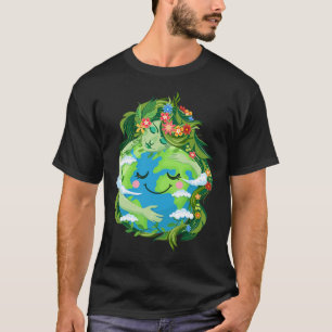 Camiseta La Madre Verde Gaia Salva Nuestro Día Mundial de l