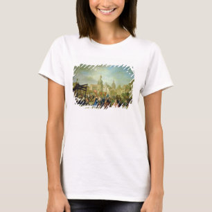 Camiseta La Madrid justa en la plaza de la Cebeda (aceite