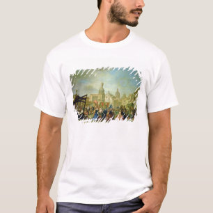 Camiseta La Madrid justa en la plaza de la Cebeda (aceite