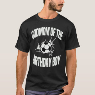 Camiseta La Madrina Del Fiesta Bday Boy Soccer Team