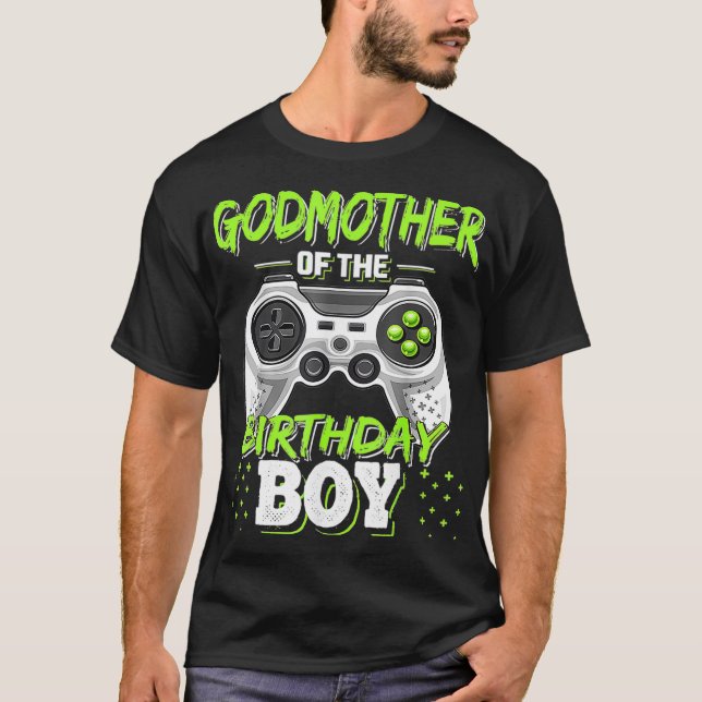 Camiseta La Madrina Del Juego De Videojuegos De Cumpleaños  (Anverso)