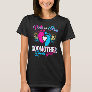Camiseta La Madrina Rosa O Azul Te Ama La Revelación De Gén