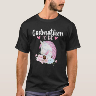 Camiseta La Madrina Será Baby Shower Unicornio Para La Flor