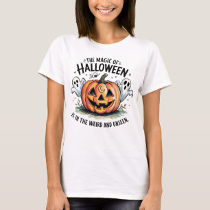 Camiseta La magia de la calabaza de Halloween