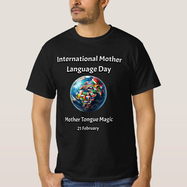 Camiseta La magia de la lengua materna. Día de la Lengua Ma (Anverso)