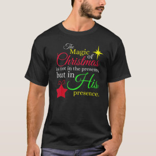 Camiseta LA MAGIA DE NAVIDADES Cristiano Jesús    Nacimient