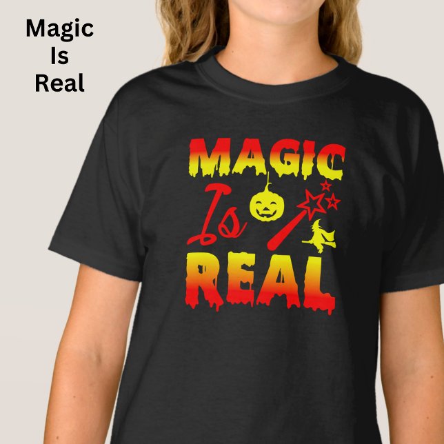 Camiseta La magia es la verdadera varita de halloween (Subido por el creador)