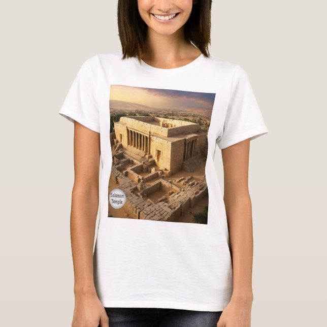 Camiseta "La magnificencia del templo de Salomón: Un símbol (Anverso)