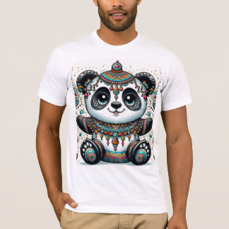 Camiseta "La majestad del Boho Panda - Arte Tribal Intrinca