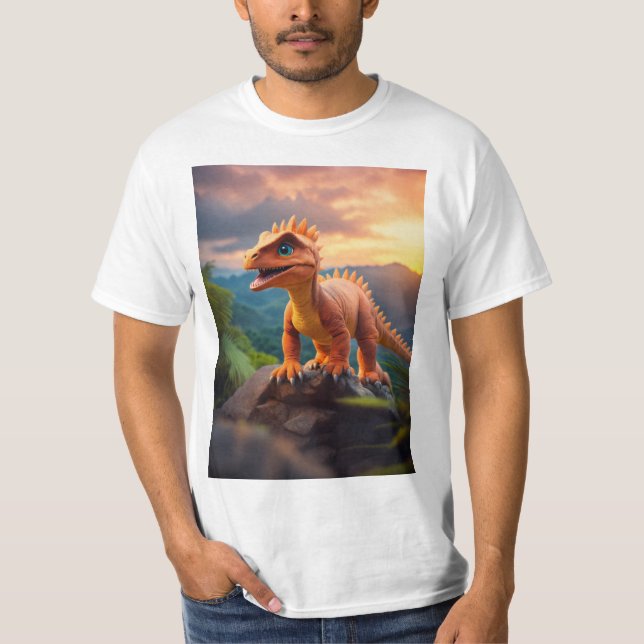 Camiseta "La majestad del dragón desatada: un toque mítico  (Anverso)