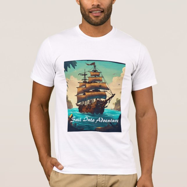 Camiseta La Majestad del Océano: navegando en aventura (Anverso)