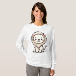 Camiseta La majestad Pixel del León Blanco